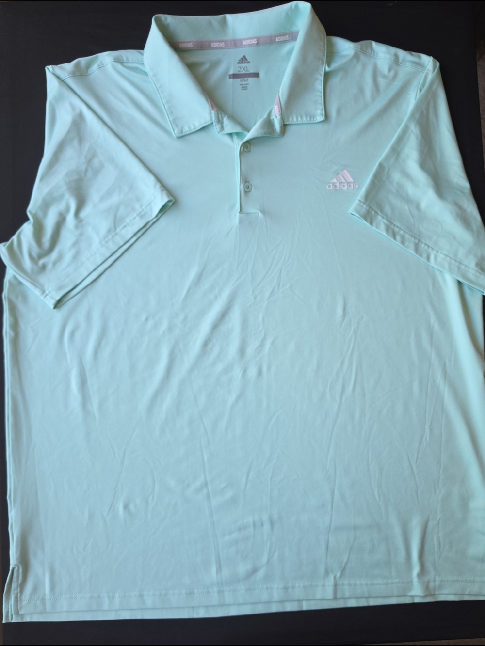 *NWOT* Adidas Mint Green Golf Polo Shirt